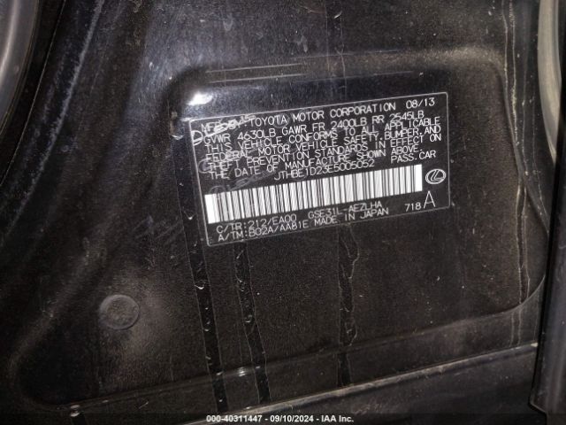 JTHBE1D23E5005052 Lexus IS 350