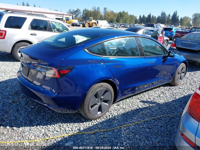 2022 TESLA MODEL 3 5YJ3E1EA6NF317506 Photo 3