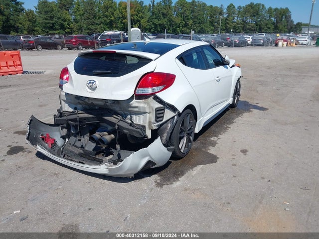 Hyundai Veloster Turbo W/black 2014 KMHTC6AE9EU183721 Image 4