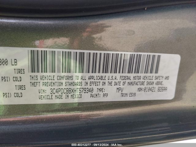 3C4PDCBBXHT579340 Dodge Journey Sxt