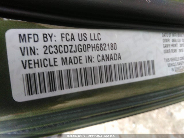 Dodge Challenger Gt 2023 2C3CDZJG0PH682180 Image 9