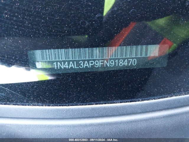 Nissan Altima 2.5 S 2015 1N4AL3AP9FN918470 Image 9