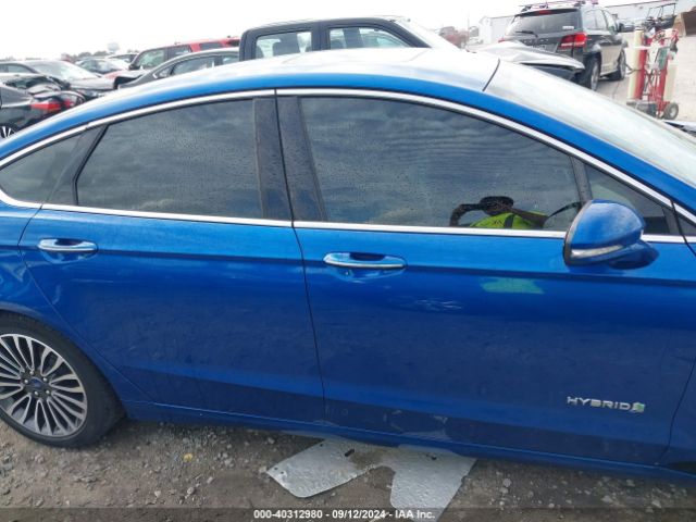 3FA6P0RU5JR206871 Ford Fusion Hybrid Titanium