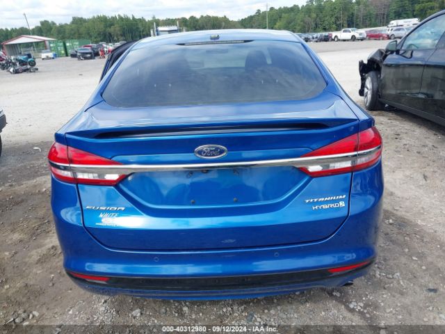 3FA6P0RU5JR206871 Ford Fusion Hybrid Titanium