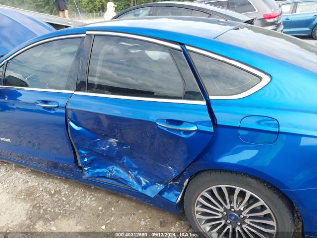 3FA6P0RU5JR206871 Ford Fusion Hybrid Titanium