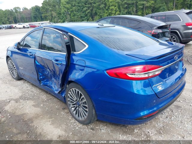 3FA6P0RU5JR206871 Ford Fusion Hybrid Titanium