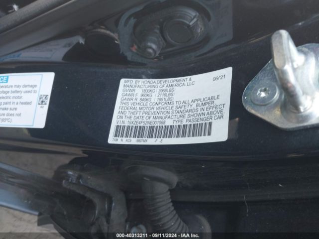 19XZE4F52NE001068 Honda INSIGHT EX