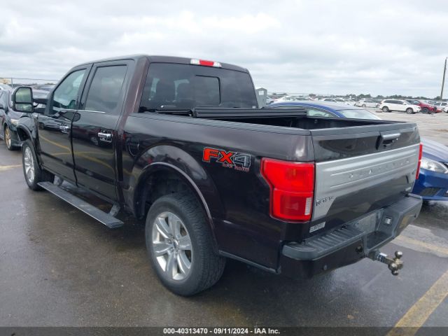 1FTEW1EG5JFA78983 Ford F-150 Platinum
