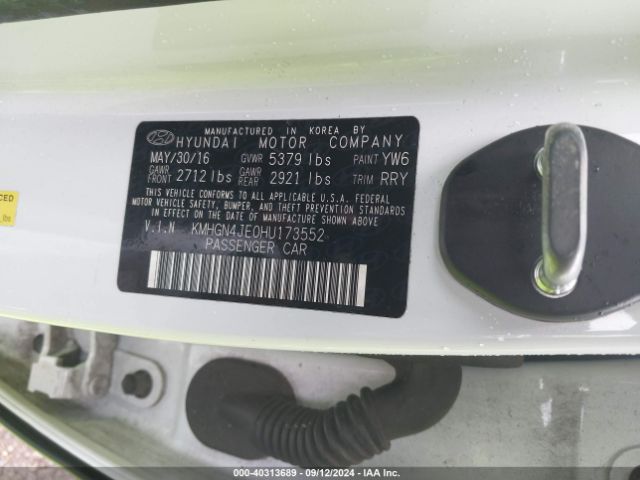 KMHGN4JE0HU173552 Genesis G80 3.8