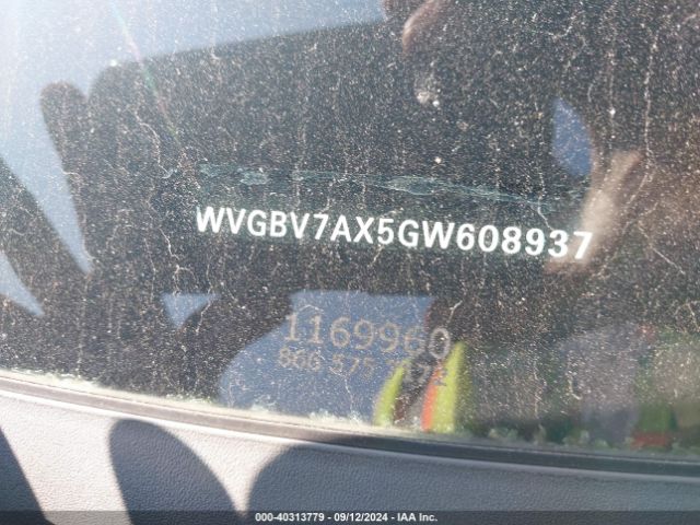 WVGBV7AX5GW608937 Volkswagen TIGUAN SE
