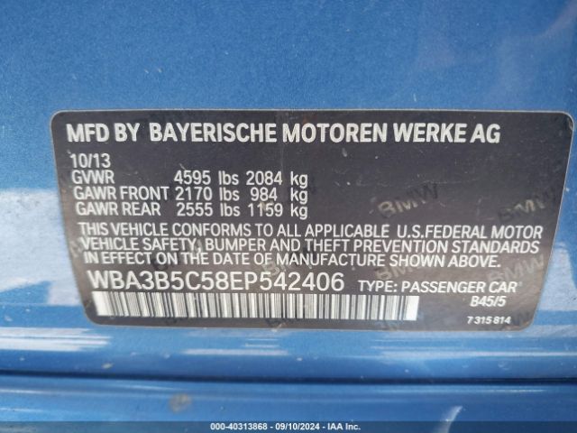 WBA3B5C58EP542406 BMW 328i Xdrive