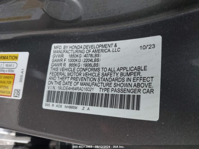 19UDE4H64RA016021 Acura Integra A-spec W/ Technology