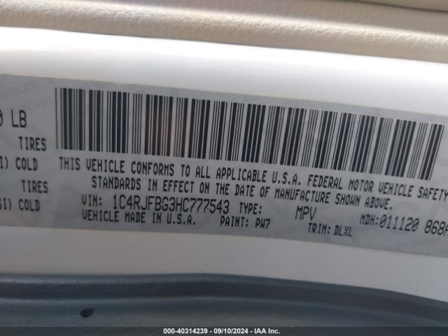 1C4RJFBG3HC777543 Jeep Grand Cherokee Limited 4x4