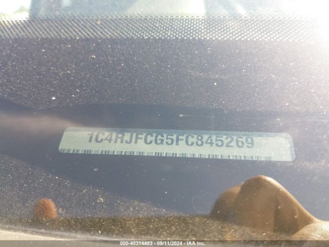 1C4RJFCG5FC845269 Jeep Grand Cherokee Overland