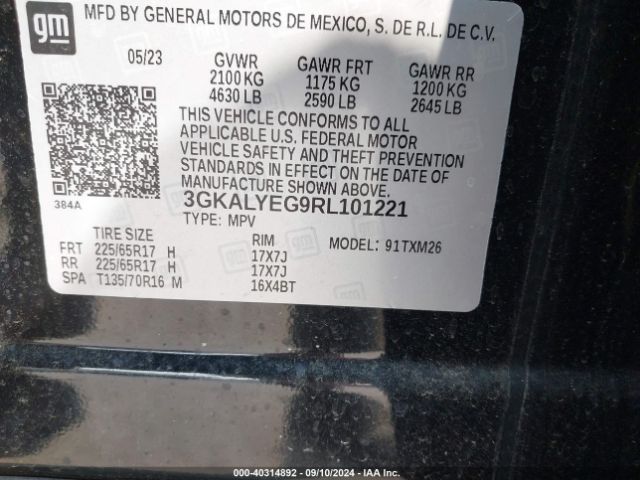 3GKALYEG9RL101221 GMC Terrain Awd At4