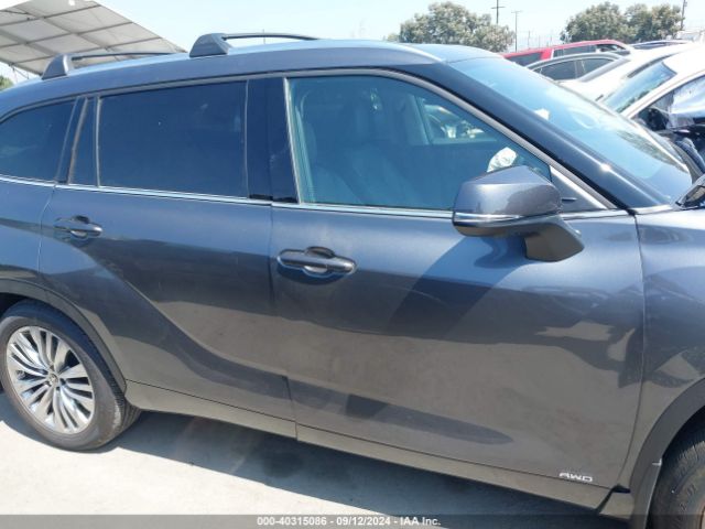 5TDEBRCH1RS606195 Toyota Highlander Hybrid Platinum