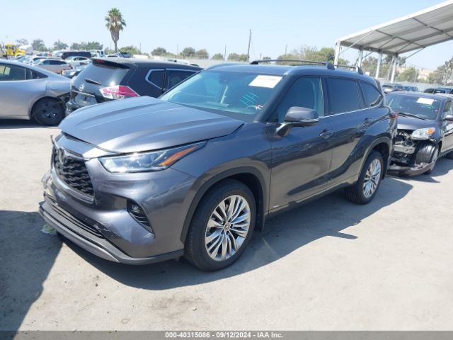 5TDEBRCH1RS606195 Toyota Highlander Hybrid Platinum
