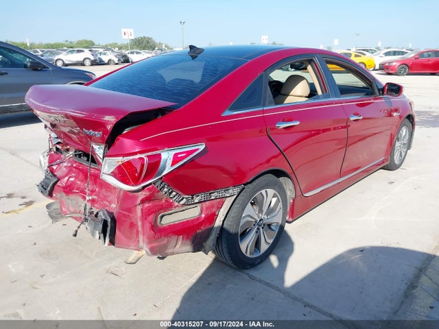 Hyundai Sonata Hybrid Limited 2014 KMHEC4A42EA107621 Image 4