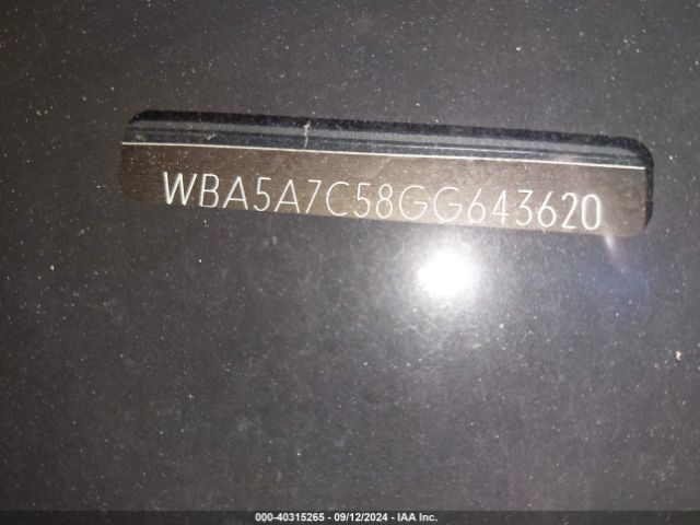 WBA5A7C58GG643620 BMW 528i Xdrive