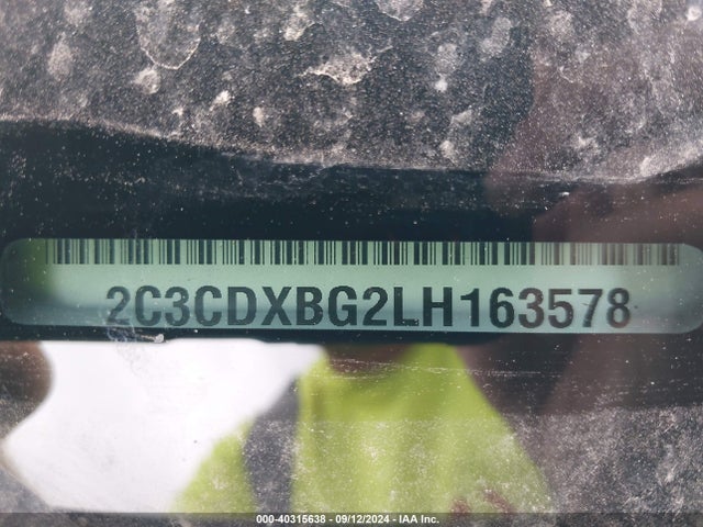 Dodge Charger Sxt Rwd 2020 2C3CDXBG2LH163578 Image 9