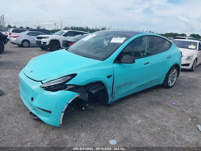 2022 TESLA MODEL Y 7SAYGAEE9NF464456 Photo 1