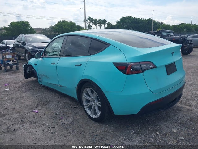 2022 TESLA MODEL Y 7SAYGAEE9NF464456 Photo 2