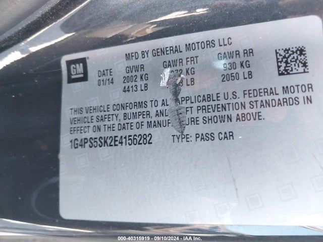 1G4PS5SK2E4156282 Buick Verano Leather Group