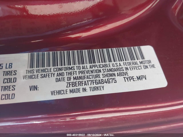 ZFBERFAT7F6A84675 RAM Promaster City Tradesman