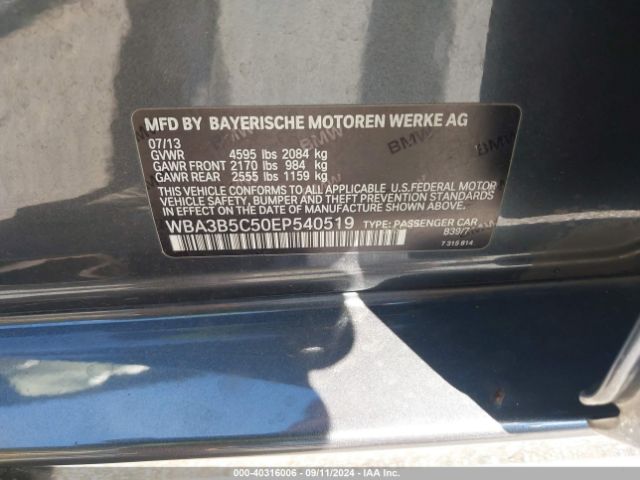 WBA3B5C50EP540519 BMW 328i Xdrive