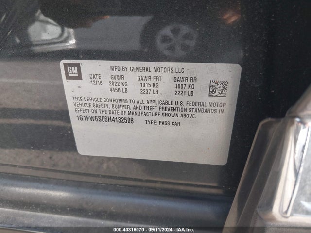 Chevrolet BOLT EV LT 2017 1G1FW6S06H4132508 Image 9