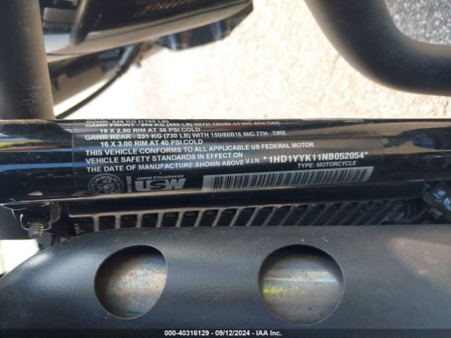 2022 HARLEY-DAVIDSON FXBBS 1HD1YYK11NB052054 Photo 9