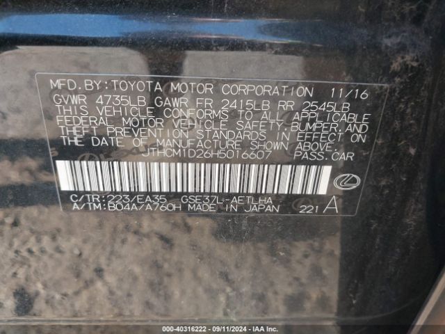 JTHCM1D26H5016607 Lexus IS 300