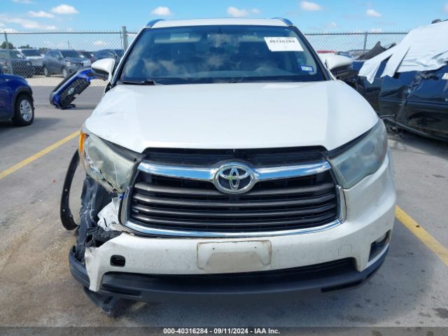 5TDKKRFHXGS185413 Toyota Highlander Xle V6