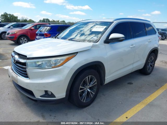 5TDKKRFHXGS185413 Toyota Highlander Xle V6