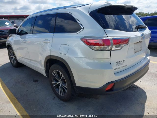 5TDKKRFHXGS185413 Toyota Highlander Xle V6