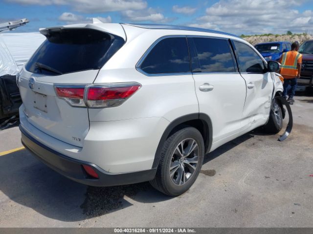 5TDKKRFHXGS185413 Toyota Highlander Xle V6