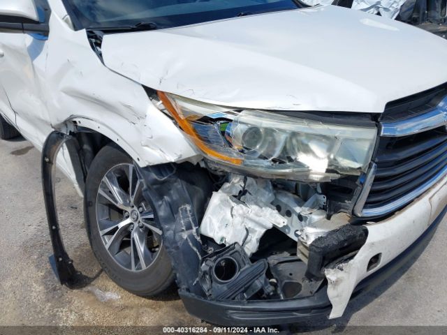 5TDKKRFHXGS185413 Toyota Highlander Xle V6