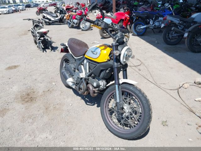 2016 DUCATI SCRAMBLER ML015ANMXGT008882