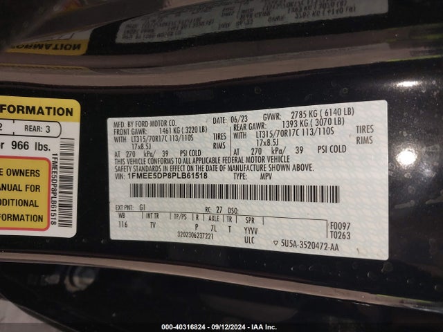 Ford Bronco Wildtrak 2023 1FMEE5DP8PLB61518 Image 9