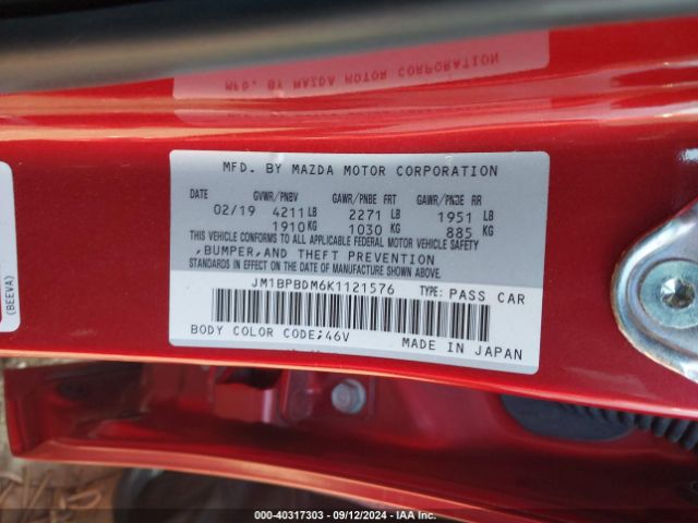 JM1BPBDM6K1121576 Mazda Mazda3 Preferred Package