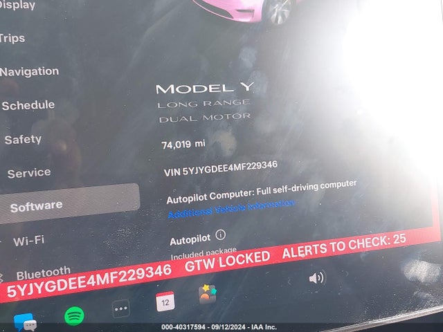 2021 TESLA MODEL Y 5YJYGDEE4MF229346 Photo 6