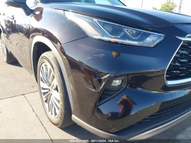5TDFARAH8MS012187 Toyota Highlander Hybrid Platinum