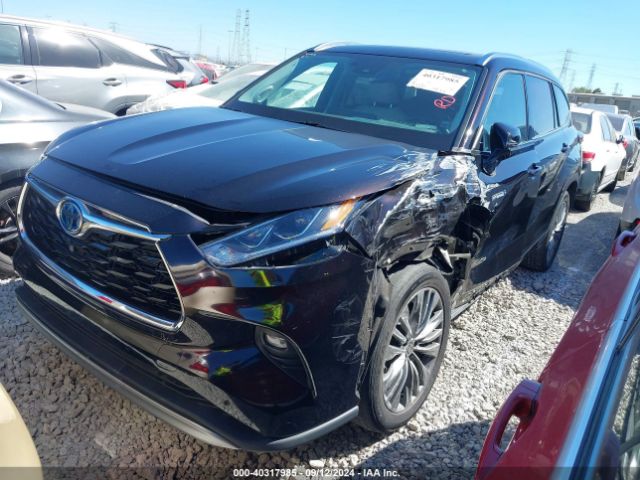 5TDFARAH8MS012187 Toyota Highlander Hybrid Platinum