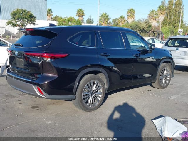 5TDFARAH8MS012187 Toyota Highlander Hybrid Platinum