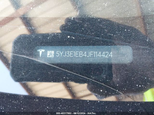 5YJ3E1EB4JF114424 Tesla Model 3 Long Range/performance