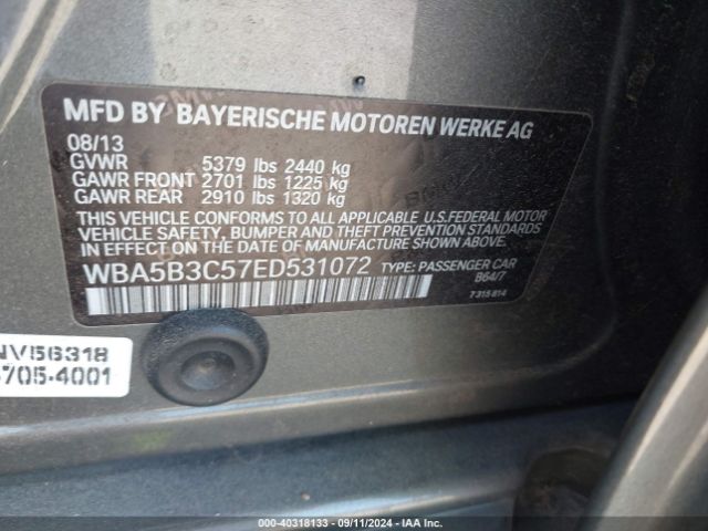 WBA5B3C57ED531072 BMW 535i Xdrive