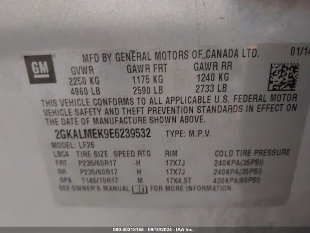 2GKALMEK9E6239532 GMC Terrain Sle-1