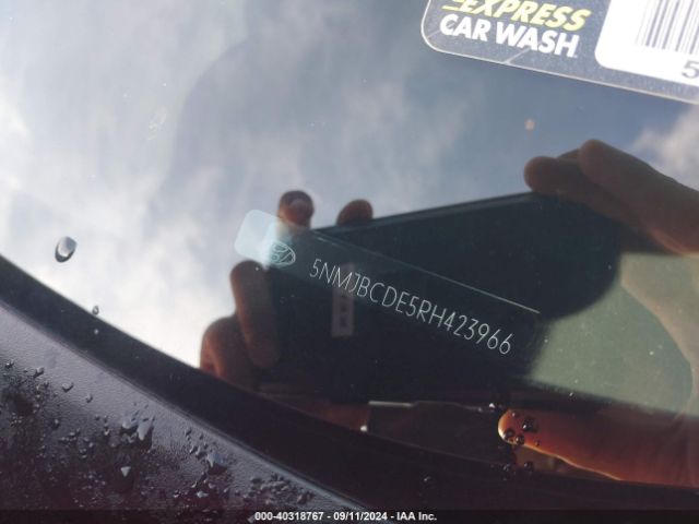 5NMJBCDE5RH423966 Hyundai TUCSON SEL