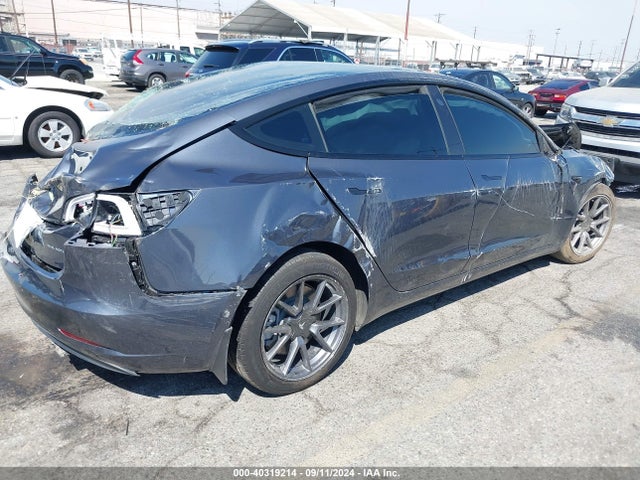 2022 TESLA MODEL 3 5YJ3E1EB5NF313648 Photo 3