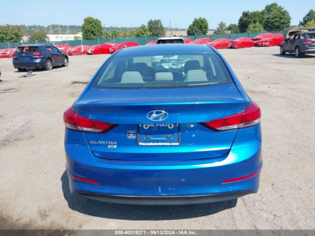5NPD74LF9JH329708 Hyundai ELANTRA SE